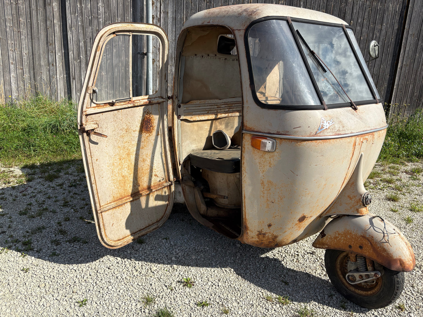 Piaggio Ape AC3 Faro Basso O-Lack Bj. 1961